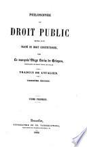 Philosophie du droit public