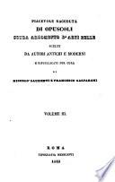 Piacevole raccolta di opuscoli sopra argomento d'arti belle