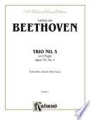 Piano Trio No. 5, Opus 70 No. 1 in D Major
