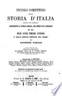 Piccolo compendio della storia d'Italia