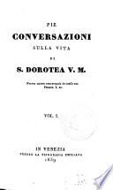 Pie conversazioni sulla vita di S. Dorotea v.m
