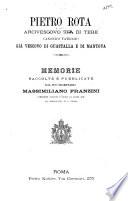 Pietro Rota Arcivescovo tit. di Tebe