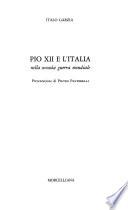 Pio XII e l'Italia nella seconda guerra mondiale