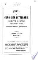Pístola di S. Bernardo a' frati del Monte di Dio