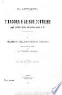Pitagora e le sue dottrine negli scrittori latini del primo secolo a.C.