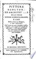 Pitture, scolture ed architetture
