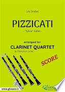 Pizzicati - Clarinet Quartet SCORE
