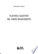 Platonici salentini del tardo Rinascimento