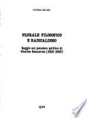 Plurale filosofico e radicalismo