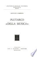 Plutarco, della musica