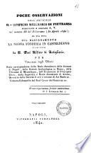Poche osservazioni sull'articolo R.le opificio meccanico di Pietrarsa pubblicato e segnato A. V. nel numero 38 del Poliorama (30 Aprile 1842); ed una nota sul ragionamento La nuova fonderia in Castelnuovo scritto da G. Novi Alfiere di Artiglieria per Vincenzo degli Uberti