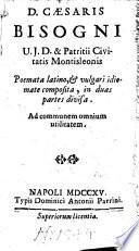 Poemata, latino et vulgari idiomate composita