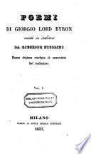 Poemi ... recati in italiano da Giuseppe Nicolini. Nuova ed. riveduta ed amentata dal trad