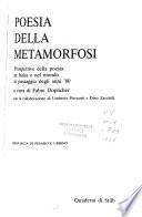 Poesia della metamorfosi