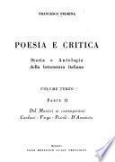 Poesia e critica: storia e antologia della letteratura italiana