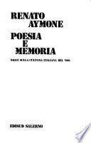 Poesia e memoria