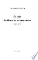 Poesia italiana contemporanea, 1909-1959