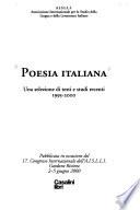 Poesia italiana