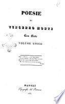 Poesie con note di Vincenzo Monti