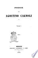 Poesie di Agostino Cagnoli