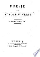 Poesie di autori diversi