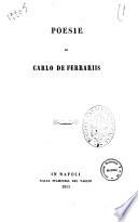 Poesie di Carlo De Ferrariis