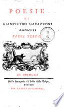 Poesie di G. Cavazzoni Zanotti