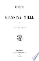 Poesie di Giannina Milli