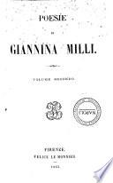 Poesie di Giannina Milli