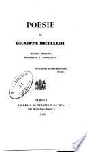 Poesie di Giuseppe Ricciardi