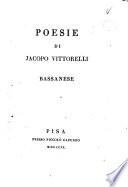 Poesie di Jacopo Vittorelli Bassanese