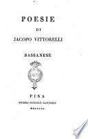 Poesie di Jacopo Vittorelli Bassanese