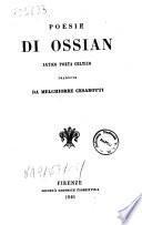 Poesie di Ossian tradotte da Melchiorre Cesarotti