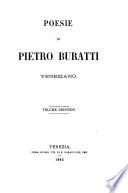 Poesie di Pietro Buratti