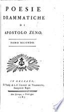 Poesie drammatiche di Apostolo Zeno