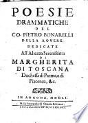 Poesie drammatiche