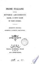 Poesie e prose
