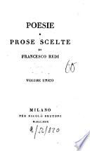Poesie e prose scelte