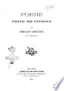Poesie edite ed inedite di Romualdo Ghirlanda da Ferrara