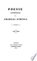 Poesie estemporanee di Amarilli Etrusca