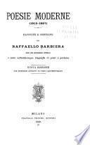 Poesie moderne, 1815-1887