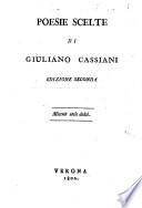 Poesie scelte di Giuliano Cassiani