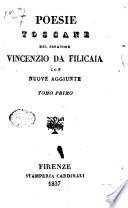 Poesie toscane con nuove aggiunte del senatore Vincenzo da Filicaia