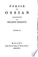 Poesie tradotte da Melchior Cesarotti