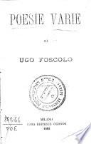 Poesie varie di Ugo Foscolo