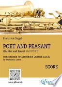 Poet and Peasant - Sax Quartet (score)