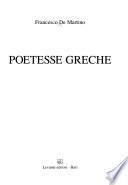 Poetesse greche