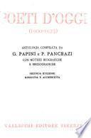 Poeti d'oggi (1900-1925)