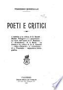 Poeti e critici