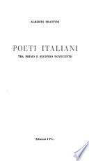 Poeti italiani tra primo e secondo Novecento
